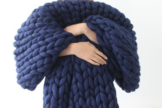 Hand woven woolen blanket Soft Chenille Blanket